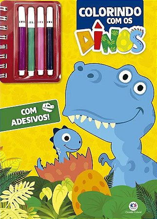 Colorindo c/ Canetinha - Colorindo com os Dinos