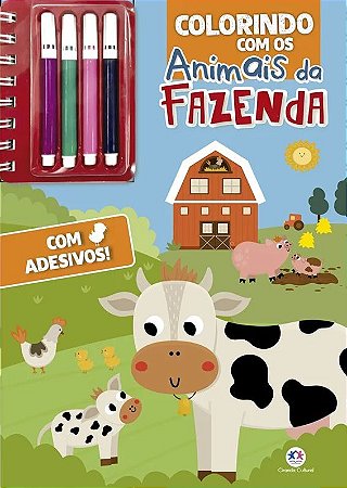 Colorindo c/ Canetinha - Colorindo com os Animais da Fazenda