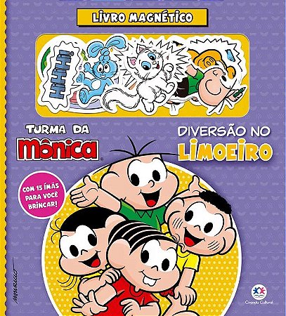 Livro Magnético - Turma da Mônica - Diversão no Limoeiro