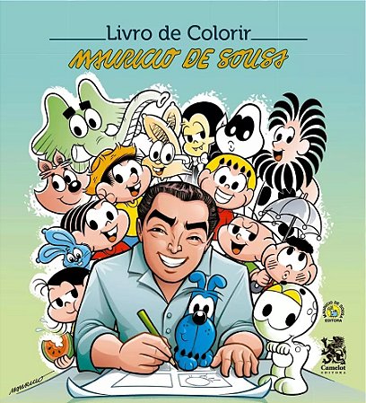 Livro de Colorir - Mauricio de Sousa