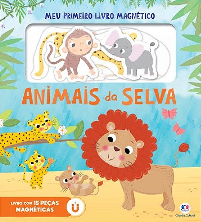 Livro Magnético - Animais da Selva