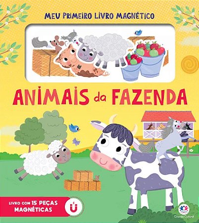 Livro Magnético - Animais da Fazenda