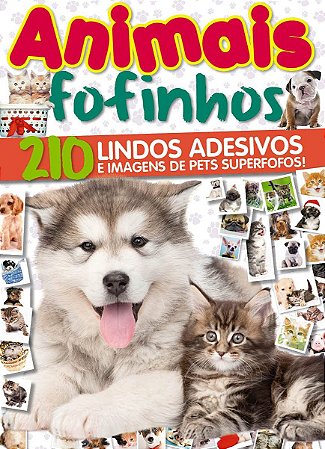 Livro de Adesivos - Animais Fofinhos
