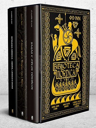 Box com 3 Livros - Biblioteca Nórdica