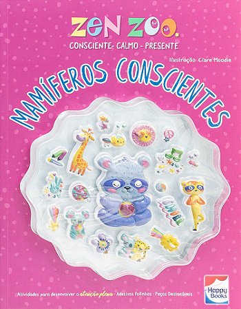 Zen Zoo - Mamíferos Conscientes - Ativ. c/ Adesivos Fofinhos