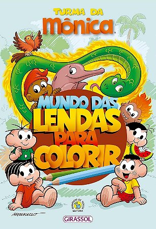 Turma da Mônica - Mundo das Lendas Para Colorir