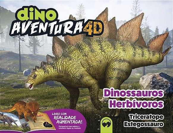 Realidade Aumentada - Dino Aventura 4D - Dinos Herbívoros