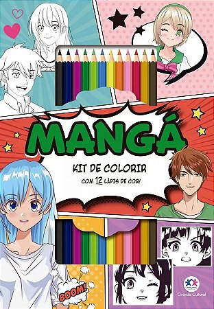 Colorir é Divertido - Mangá