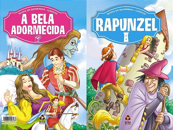 Revista em Quadrinhos - A Bela Adormecida / Rapunzel