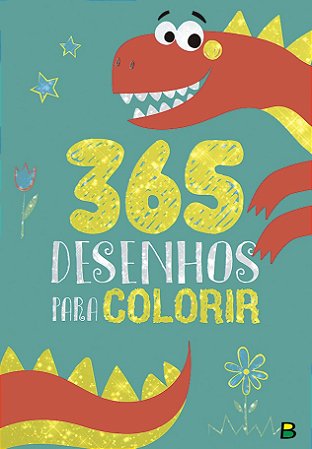 Livro: 365 Desenhos Para Colorir - Verde