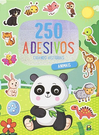 Livro: 250 Adesivos - Criando Histórias - Animais