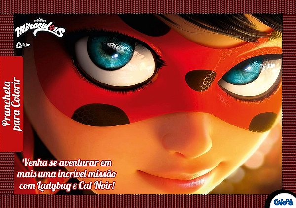 Prancheta Para Colorir - Miraculous - Venha se Aventurar
