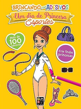 Brincando com Adesivos - Um Dia de Princesa - Esportes