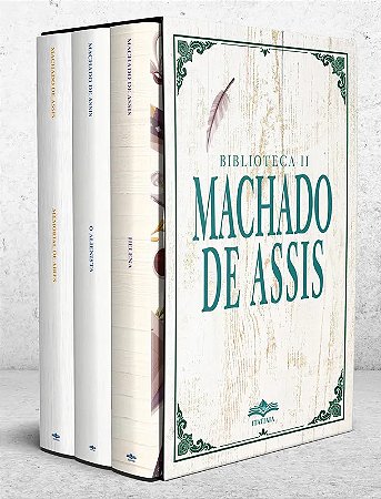 Box com 3 Livros - Biblioteca Machado de Assis - Volume II