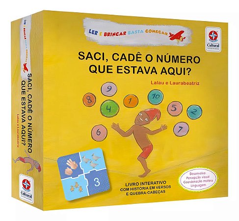 Estrela - Ler e Brinc. - Saci, Cadê o Número que Estava Aqui