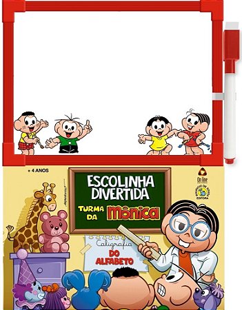 Escolinha Divertida - Turma da Mônica - Caligr. do Alfabeto