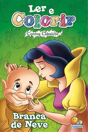 Ler e Colorir Contos Clássicos - Branca de Neve