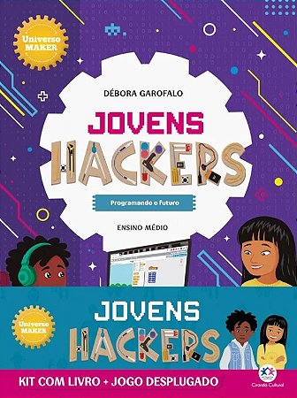 Kit com Livro + Jogo Desplugado - Jovens Hackers