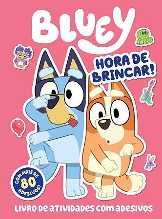 Livro de Atividades com Adesivos - Hora de Brincar - Bluey