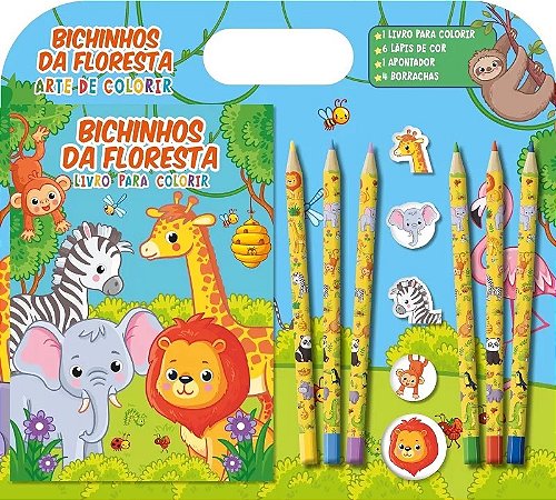 Arte de Colorir - Bichinhos da Floresta