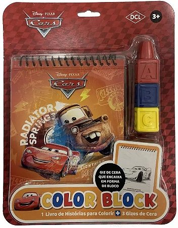 Kit Color Block - Disney Pixar - Carros