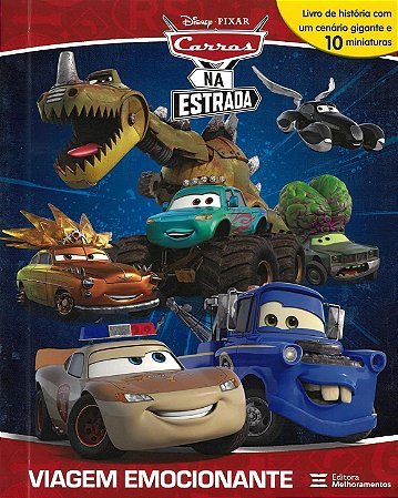 Caixa c/ Miniaturas - Disney Pixar - Carros na Estrada
