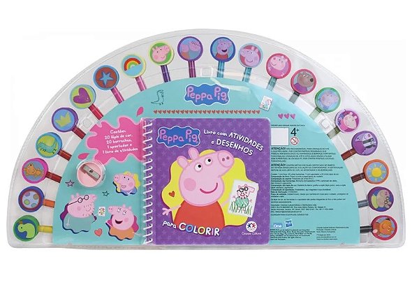 Borrachas Divertidas - Atividades e Colorir - Peppa Pig