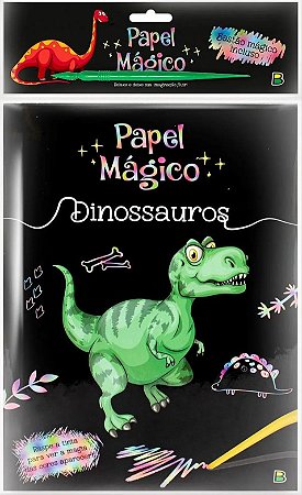 Linha Escolar - Papel Mágico - Dinossauros