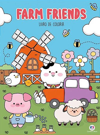 Comfy & Cozy Books - Livro de Colorir - Farm Friends