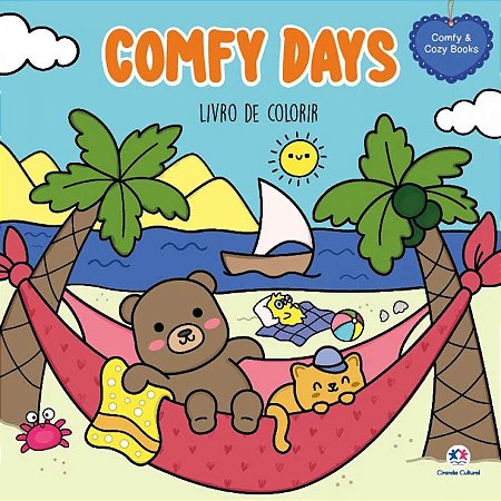 Comfy & Cozy Books - Livro de Colorir - Comfy Days