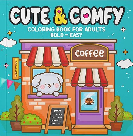 Cute & Comfy - Coloring Book for Adults - Vol. 03 A