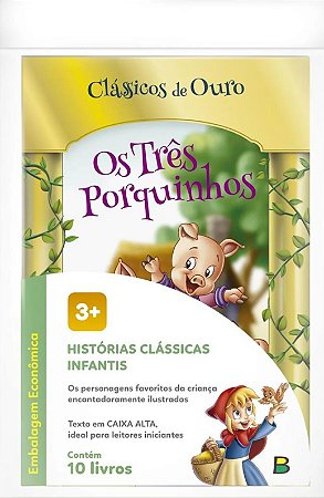Emb. Econômica c/ 10 Livros - Clássicos de Ouro