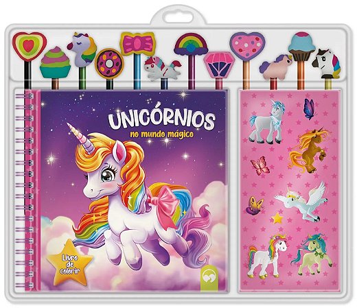Livro Escolar - Unicórnios no Mundo Mágico