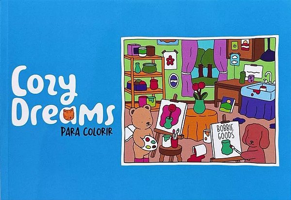 Livro Para Colorir com Folha de Acetato - Cozy Mood