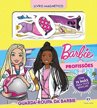 Meu Primeiro Livro Magnético - Barbie Profissões: Guarda-Rou