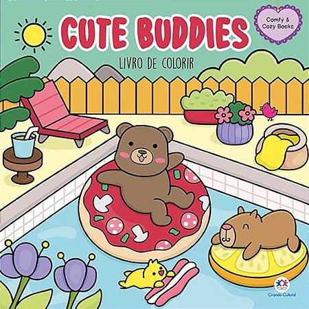 Comfy & Cozy Books - Livro de Colorir - Cute Buddies