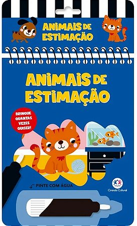 Colorindo com Água - Animais de Estimação