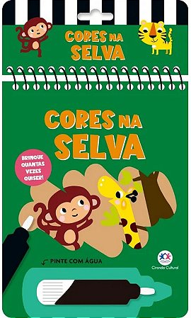 Colorindo com Água - Cores na Selva