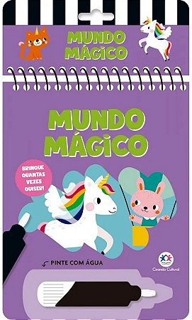 Colorindo com Água - Mundo Mágico