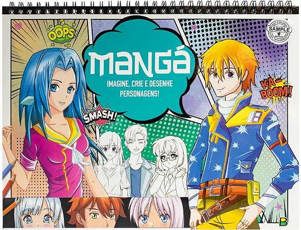 Mangá - Imagine e Crie - Azul
