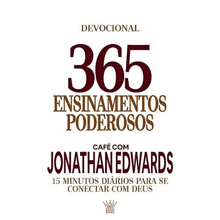 Livro Café com Jonathan Edwards - King Books