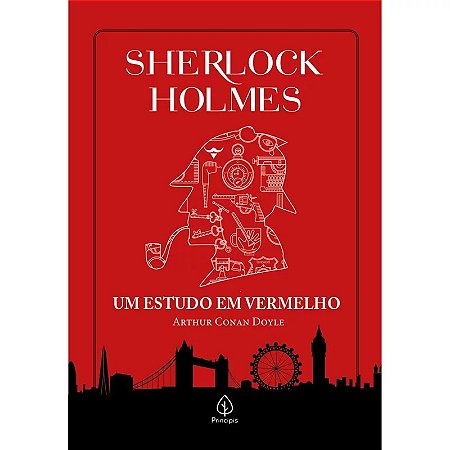 Livro Sherlock Holmes - Um estudo em vermelho