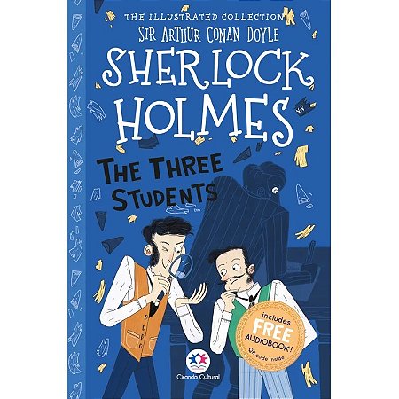 Livro Sherlock Holmes: The Three Students - Illustrated