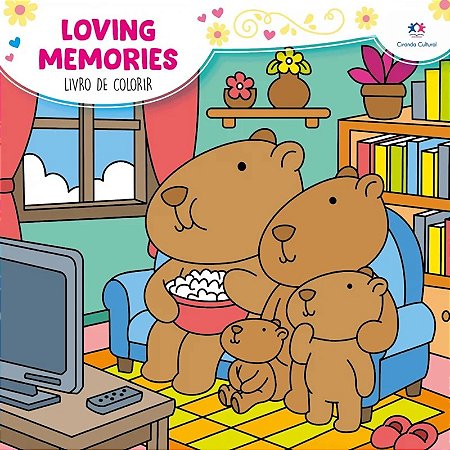 Livro de Colorir - Loving Memories - Editora Ciranda Cultural