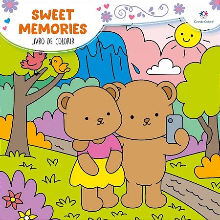 Livro de Colorir - Sweet Memories - Editora Ciranda Cultural