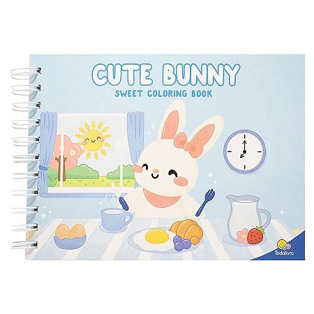 Livro Sweet Coloring Book - Cute Bunny - Editora Todolivro