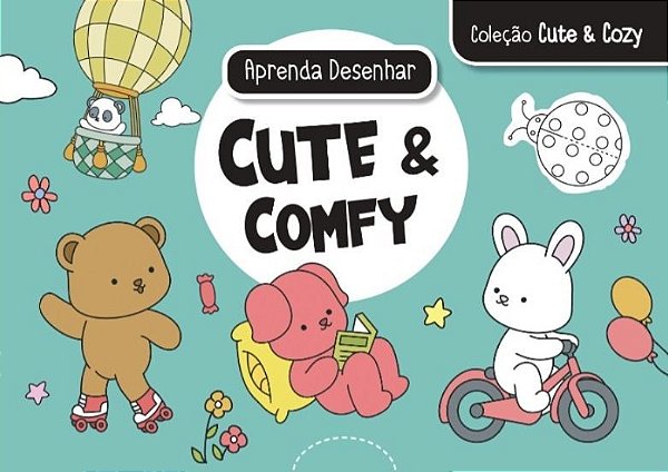 Livro Aprenda a Desenhar - Cute and Comfy - Verde