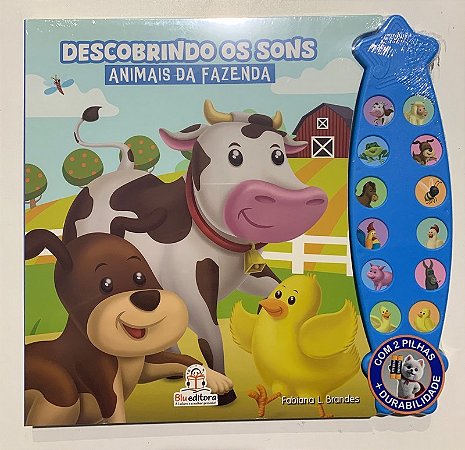 Livro Descobrindo os Sons - Animais da Fazenda - Blu