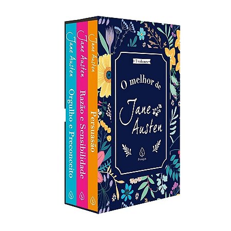 Box com 3 Livros - Jane Austen - Luxo