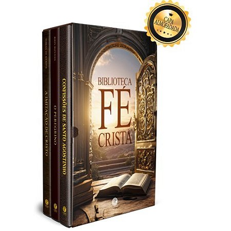 Box com 3 Livros - Biblioteca da Fé Cristã - Série Ouro- Editora Garnier
